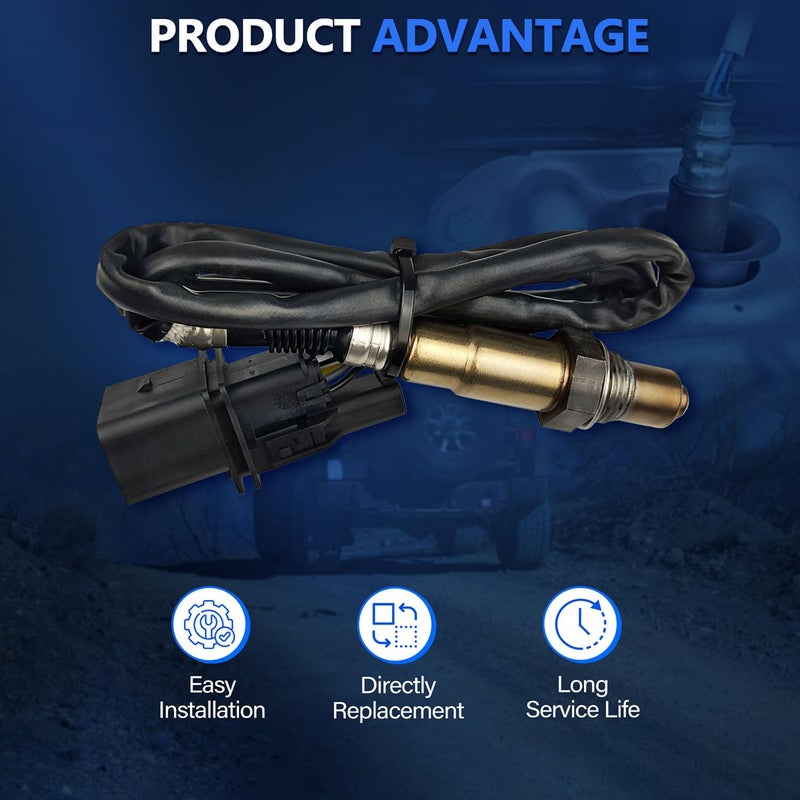 MAXFAVOR 4Pcs Upstream Downstream Oxygen Sensor Replacement for Ford 2009 2008 2007 2006 2005 E-150 E-250 Van F-250 F-350 Super Duty 4.6L 5.4L 6.8L 234-4374 x2 234-4127 x2 02 Sensor - Image 3
